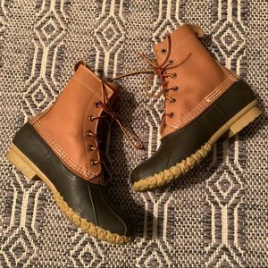 L.L. Bean Rubber Bean Boots 8” Thinsulate Size 7